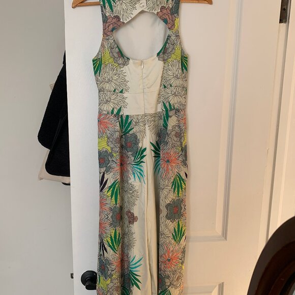 Corey Lynn Calter Anthropologie Bloome Floral Jumpsuit size 0 - Picture 5 of 7
